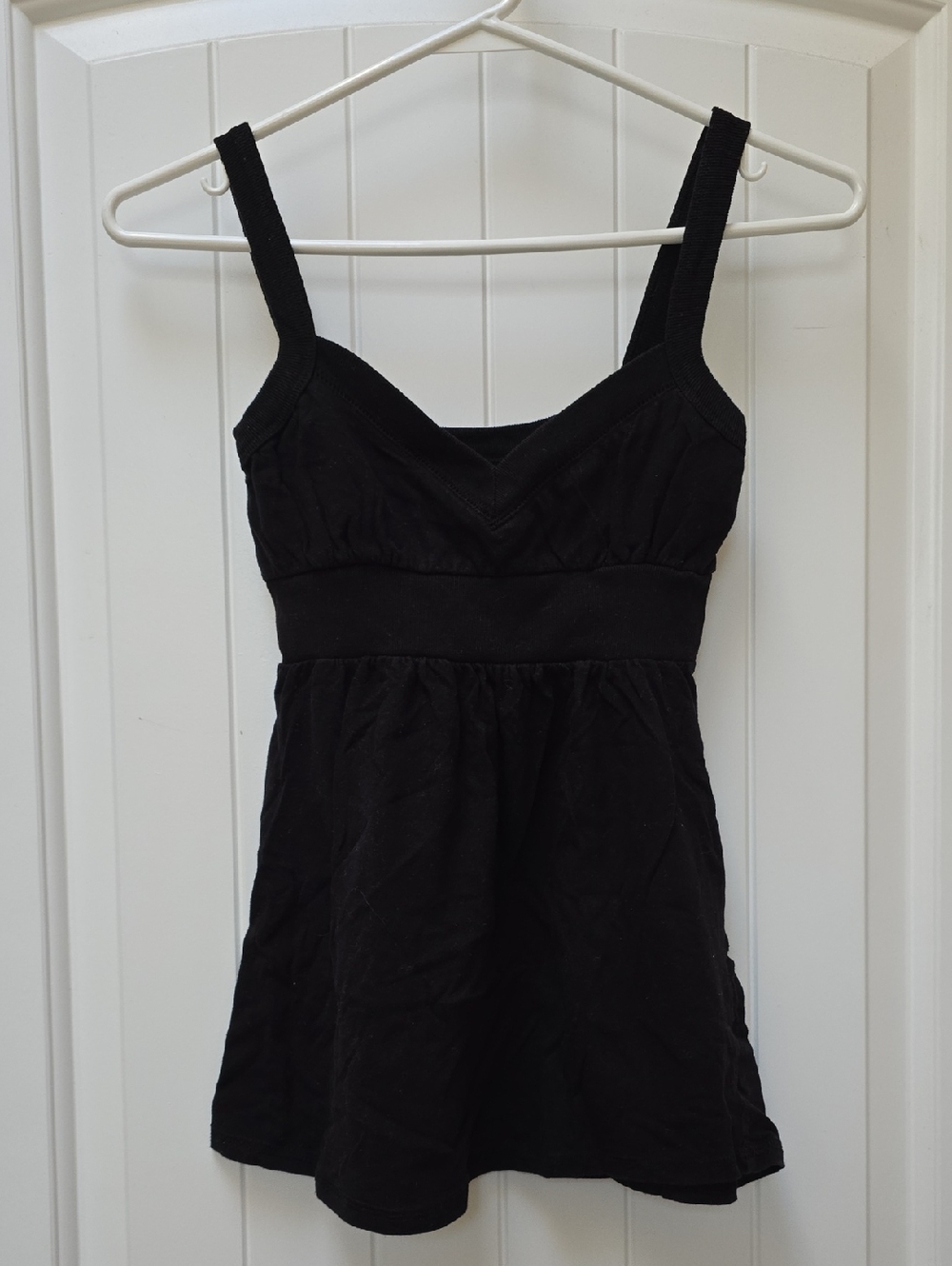 Bluenotes Black Tank Top with Navy Logo Label